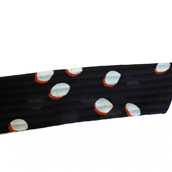 Slate & Willow Wrap Dotted Dress V-neck Navy Blue Mini Belted Size 16 RTR - Picture 15 of 15